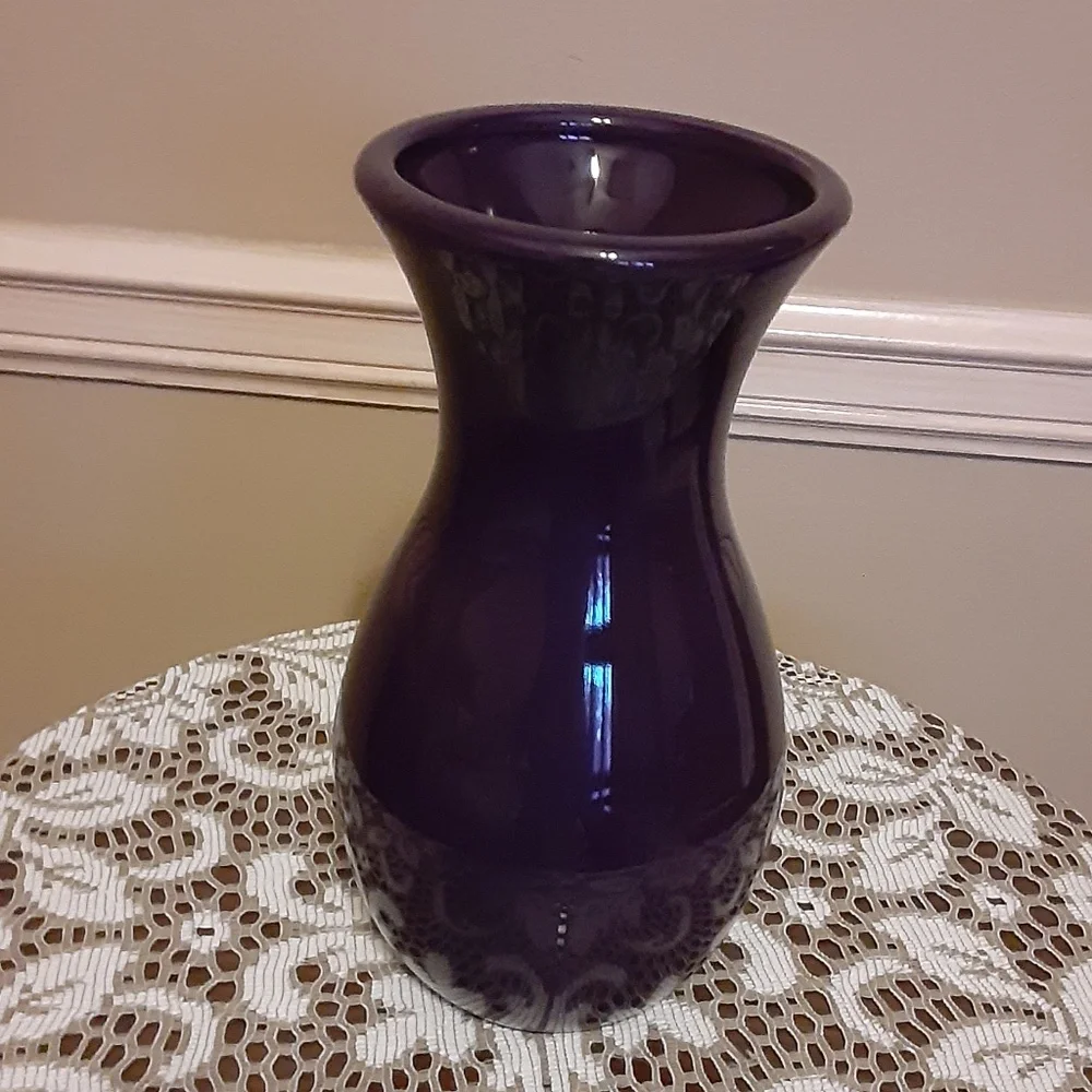 Haeger Purple Ceramic Vintage Vase